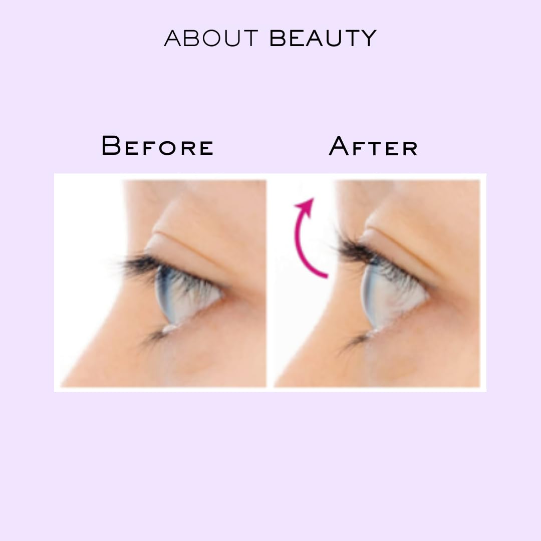 On-The-Go Compact Eyelash Curler, Includes 1 Replacement Pad, Portable Lash Curler Perfect for Travel Makeup, Ergonomic Design is Gentle on Lashes