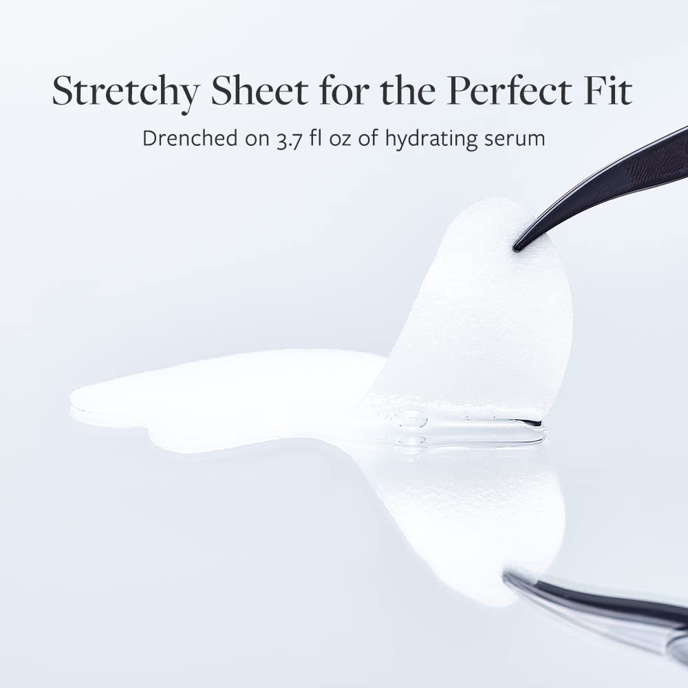 Spa Treatment UMB Stretch iSheet Japanese Under Eye Masks (60 Sheets) - Effective Anti-Aging Under Eye Patches for Dark Circles, Dry, Dull Skin Around the Eyes - Moisturize and Refresh your Skin