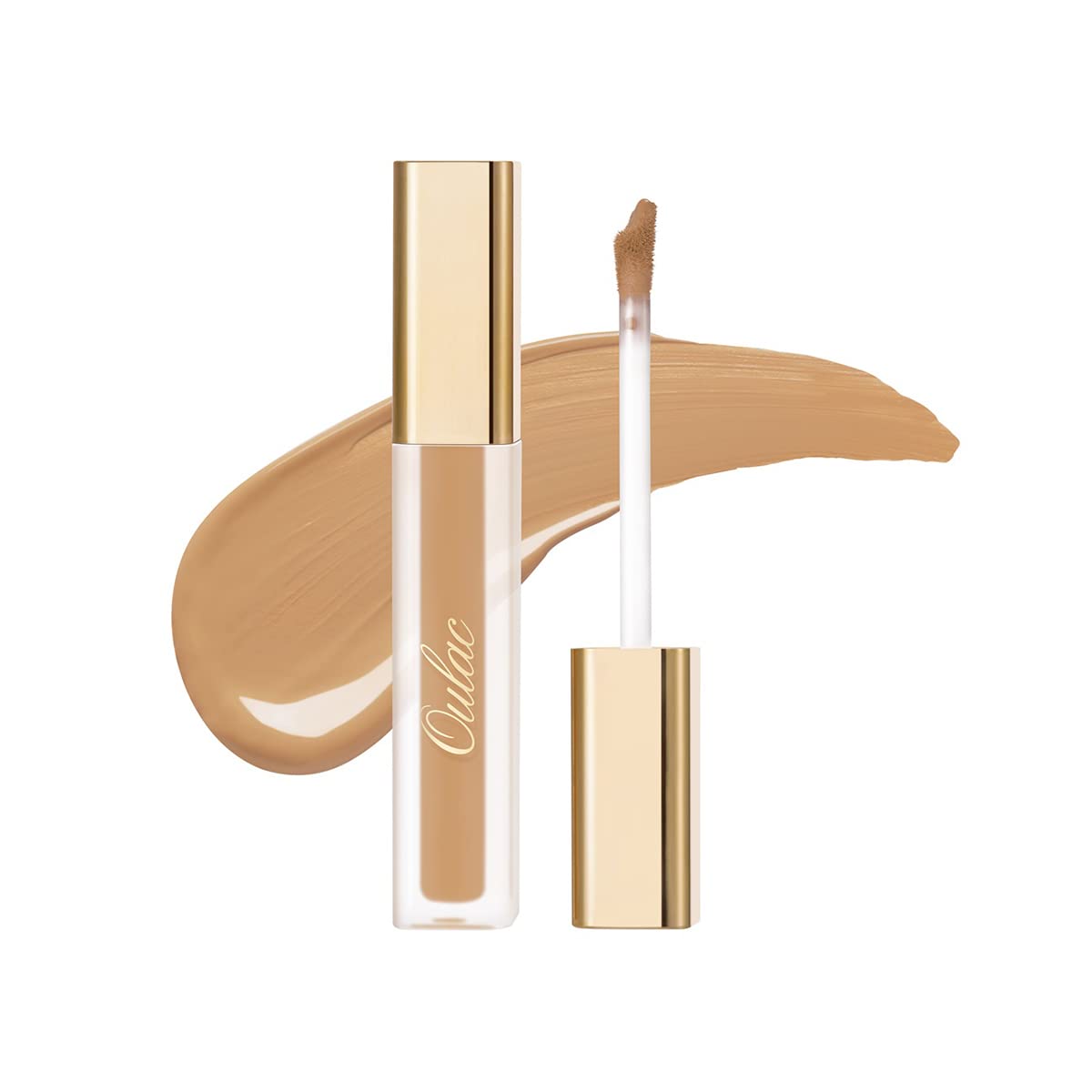 Oulac Concealer Full Coverage, Concealer Stick for Dark Circles, Hydrating Concealer Infused with Hyaluronic Acid, Lightweight, Long Lasting, Vegan Concealer 3.8ml, Shade: C7 Olive
