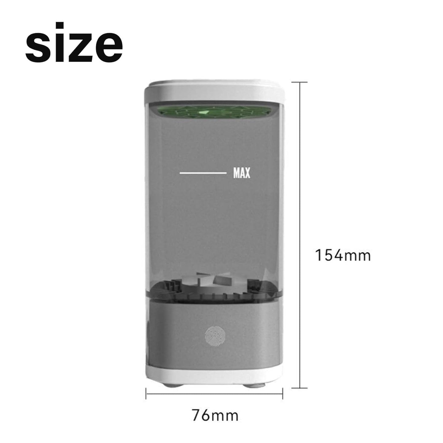 Wavearnn Electric Makeup Brush Cleaner,2025 upgrade 2-in-1 Electric Makeup Brush Automatic Cleaner,Efficient Deep Cleaning All Types Of Brushes,For All Types Of Brushes Set (Plug-in type,White)