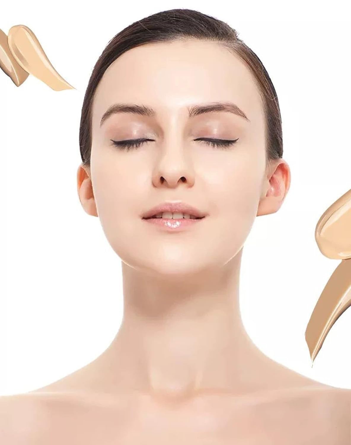 Cream Concealer Palette-6 Color Makeup Contour Kit-Professional Blemish Face Conceal Correct Contouring Highlighter Pallet-Base Foundation Beauty Sleek Cream Make Up Concealer Palette (Deep)