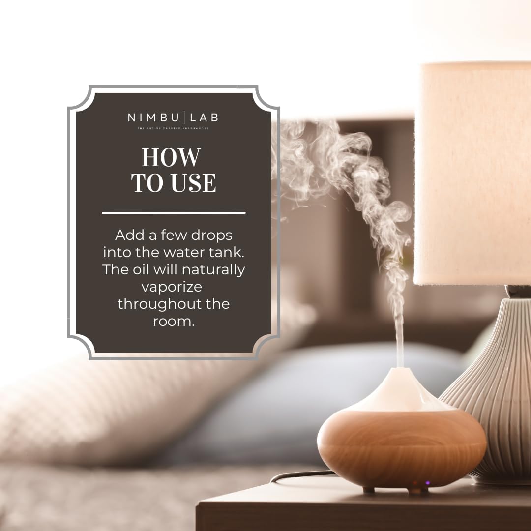 415 Santal The Luxurious Aroma of Santal and Sandalwood Essential Oil Blend for Home Diffusers - Indulge in The Exquisite Aroma and Elevate Your Diffuser Experience (1.0 Oz/30 Ml) - Nimbu Lab