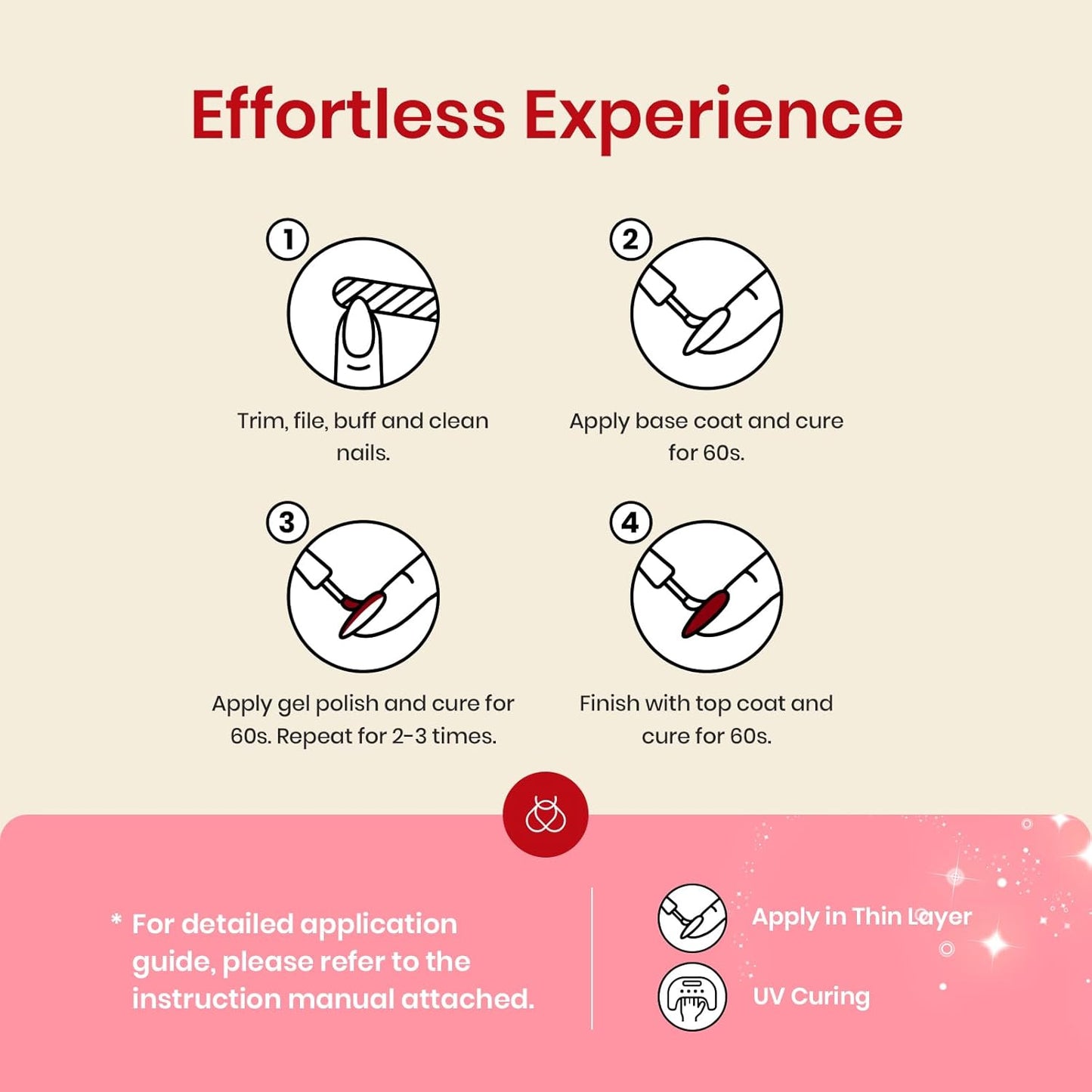 beetles Gel Polish Set, 23pcs Rainbow Gel Nail Polish Pink Orange Green Red Glitter Color with Base Glossy and Matte Top Coat Manicure Kit Shoujo Manga Soak Off Uv Led Gifts for Women