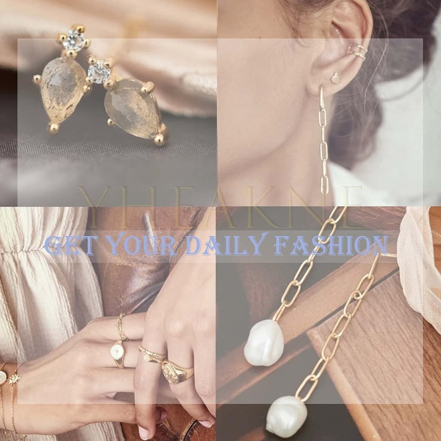 Boho Rectangle Green Jade Earrings Green Marbled Earrings Gold Circle Leverback Dangle Earrings Vintage Circle Hoop Dangle Earrings Jewelry for Women and Girls