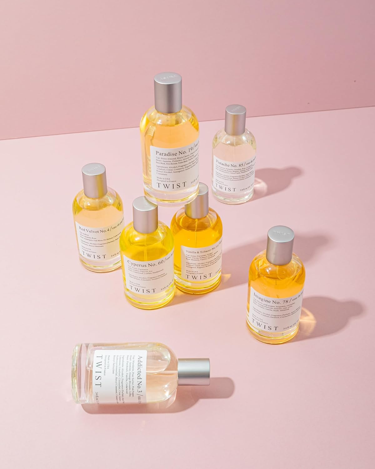 Twist Elegance No. 67 - Eau De Parfum Inspired by M. Way, Long Lasting Perfume For Women, Jasmine & Vanilla, Vegan, Clean Ingredients, Fragrance - Spray 100 ml | 3.4 fl. oz.