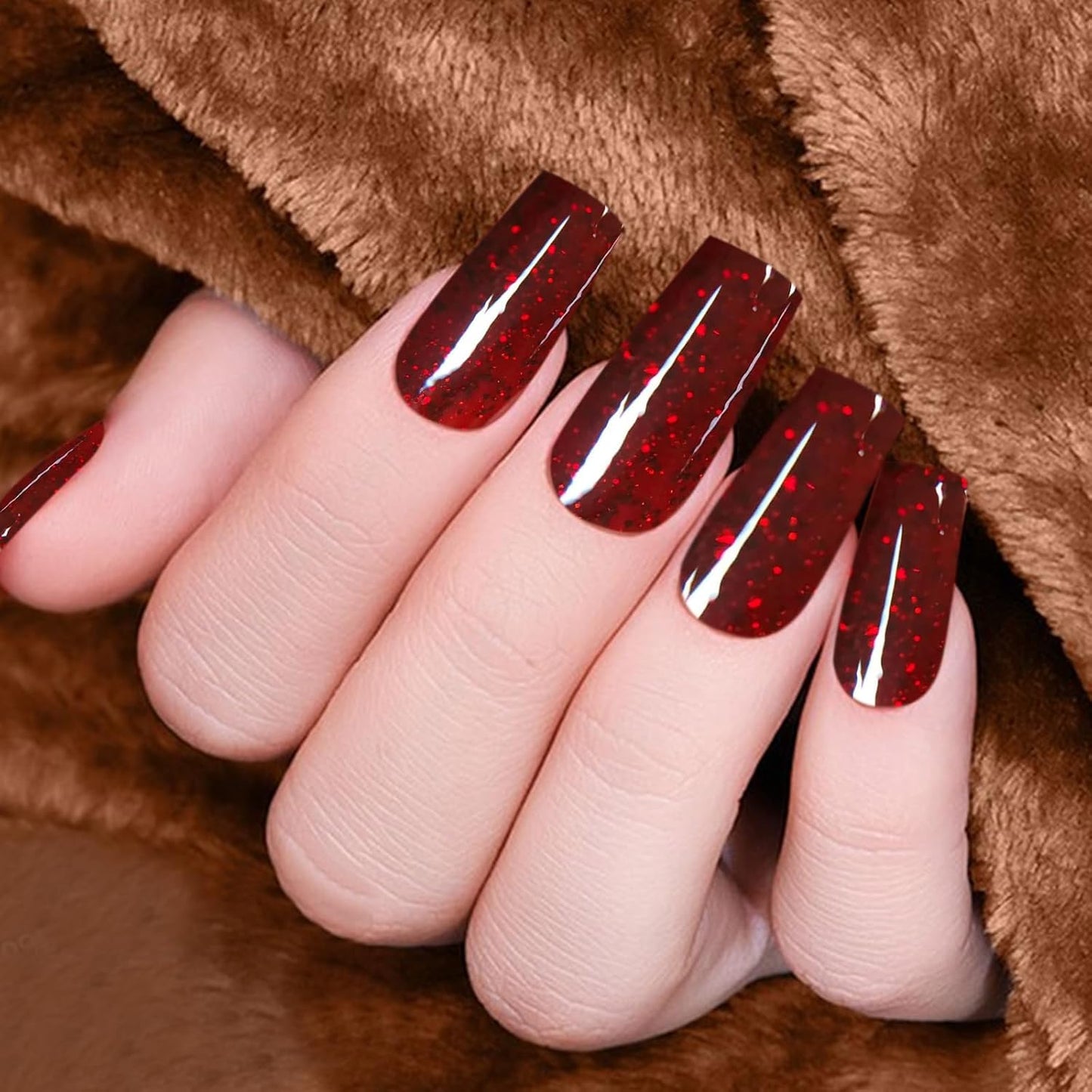 Major Dijit Quick Dry Nail Polish Rose Red Summer Nail Lacquer for Nail Art Regular Nail Polish 0.41 fl oz.