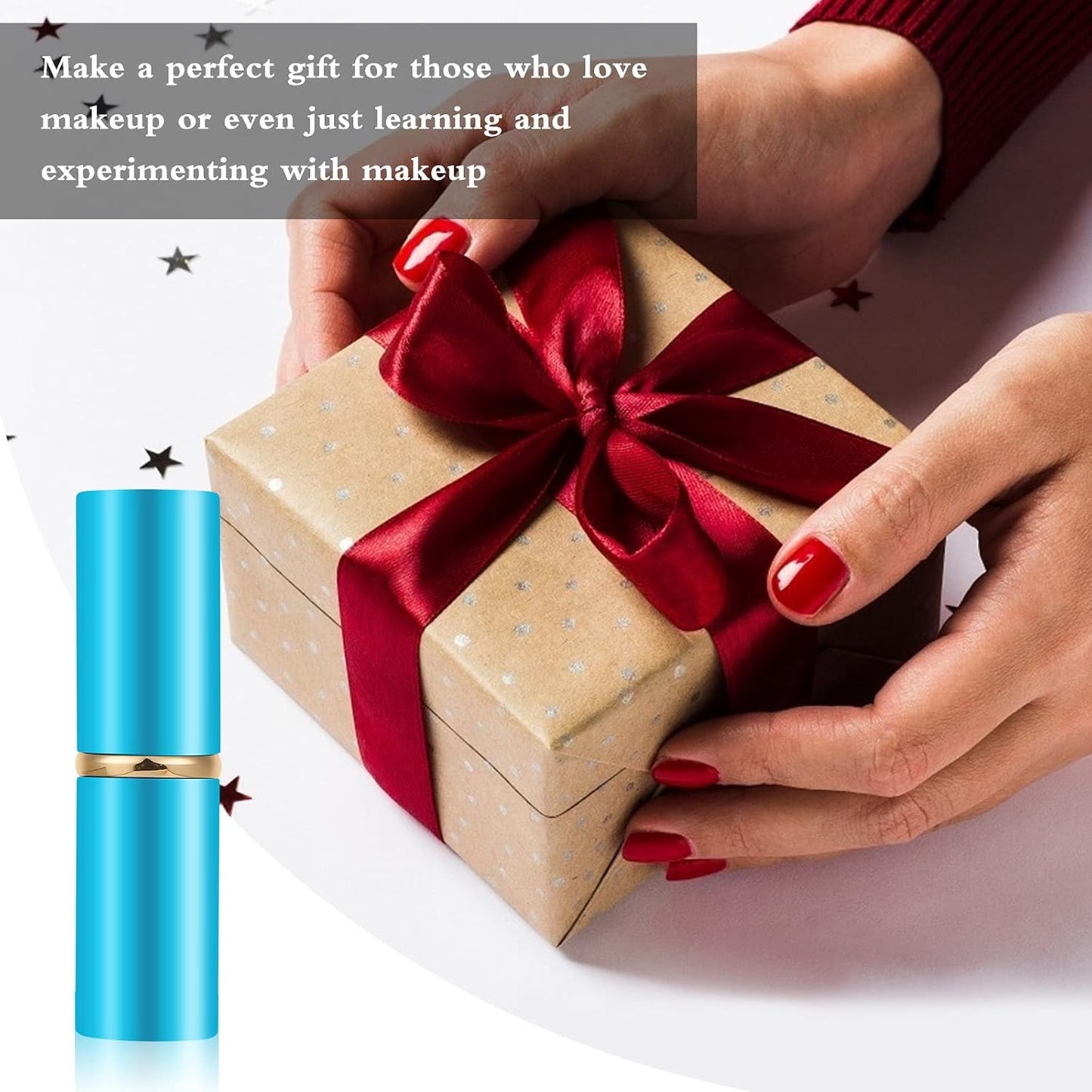 Falliny Retractable Makeup Brush, Travel Kabuki Face Blush Brush, Portable Powder Foundation Sunscreen Brush with Cover for Blush, Bronzer, Buffing, Flawless Powder Cosmetics