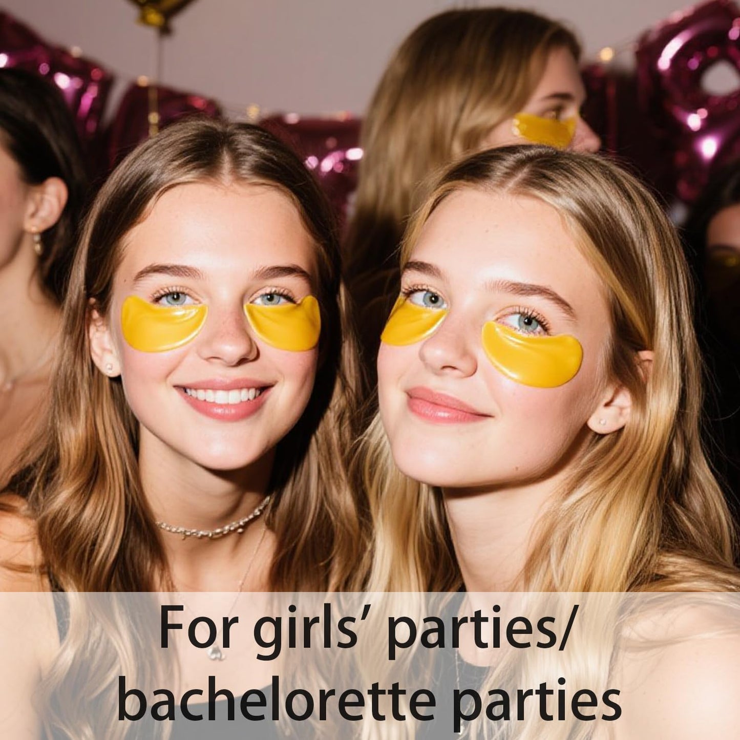 30 Pairs Lip Mask & Eye Mask, 24K Gold Crystal Gel Collagen Eye Patches for Puffy Eyes, Dark Circles, Chapstick Bulk, Hangover Kit, Bulk Gifts, Party Favors Adults, Bachelorette Party Accessories