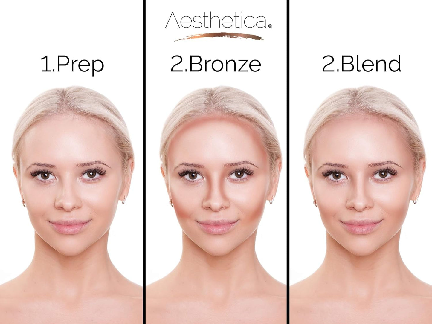 Aesthetica Sunset- Matte Bronzing Powder Makeup Contouring Powder - Vegan & Cruelty Free