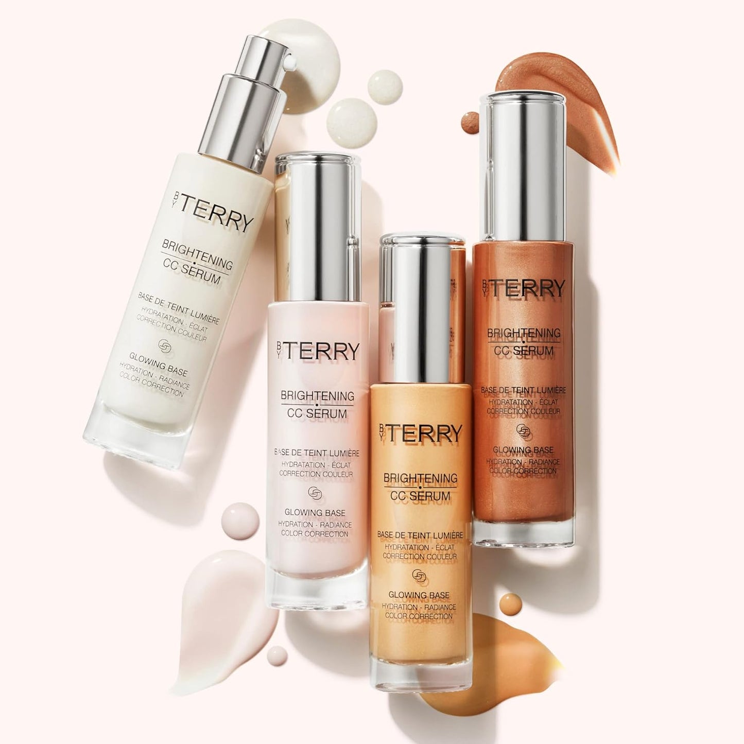 By Terry Brightening CC Serum, Hydrating, Brightening, Illuminating & Color Correcting Skin Primer For Your Face, Sunny Flash, 1 fl oz