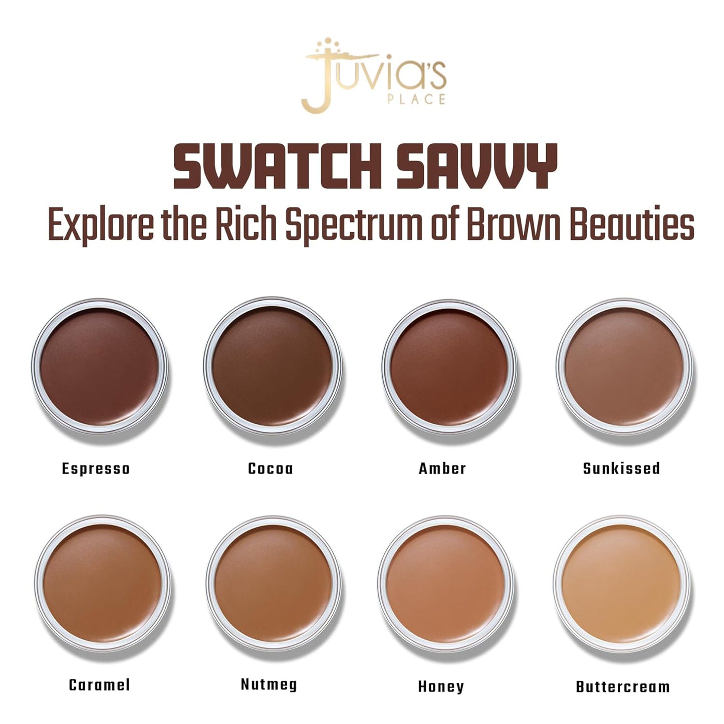 Juvia's Place Bronzed Cream Bronzer Honey - Creamy Bronzing Makeup Beauty Glow Sun Kissed Cheek Matte Shimmer Contour Long Lasting Finish Pigmented Bronze Light Buildable Blendable