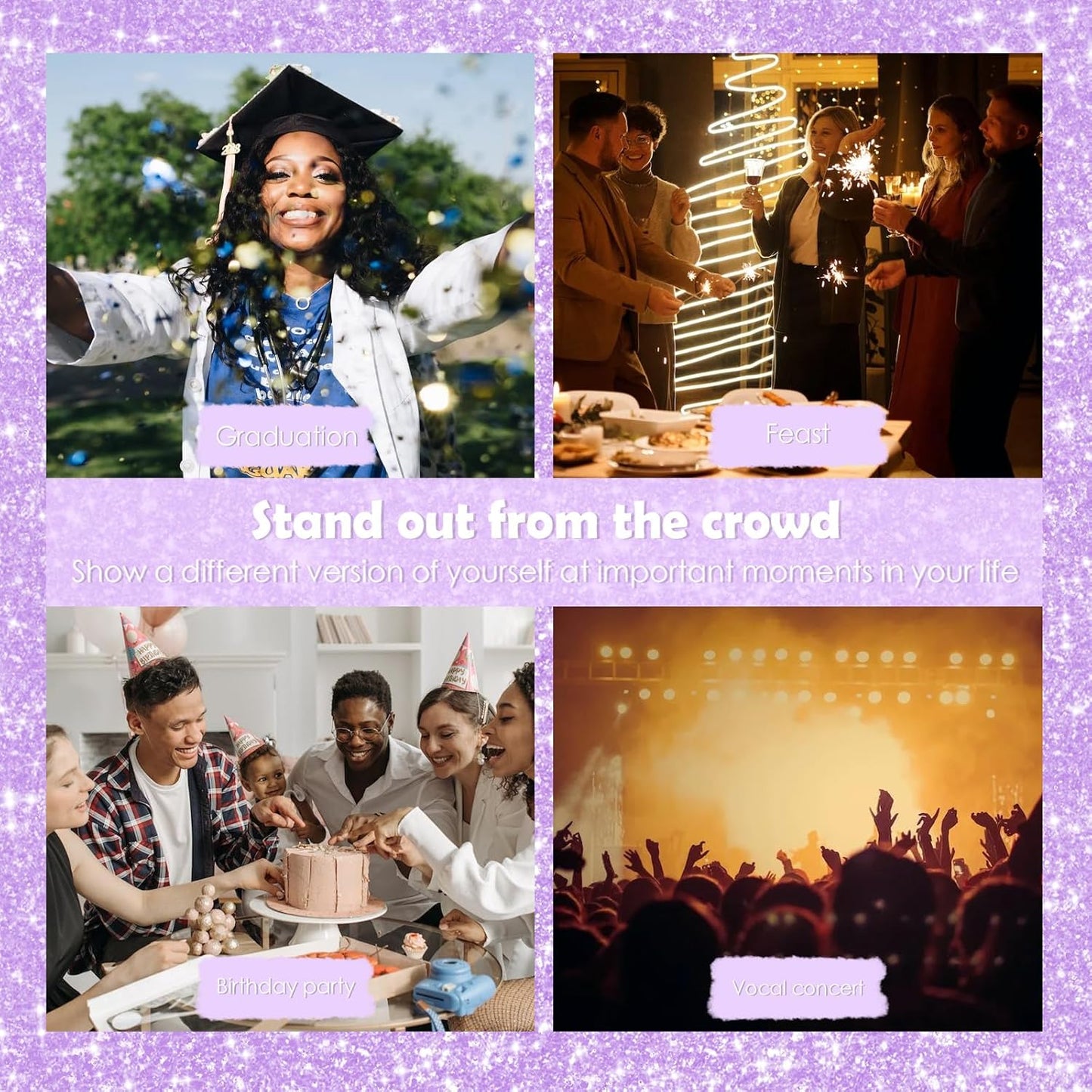 Yosca Body Glitter Spray, 30ML Loose Body Shimmer Powder Hair Spray Gold Glitter Sparkle Highlighter Makeup Mardi Gras Festival Accessories for Rave Clothes Hair Face Nail Art