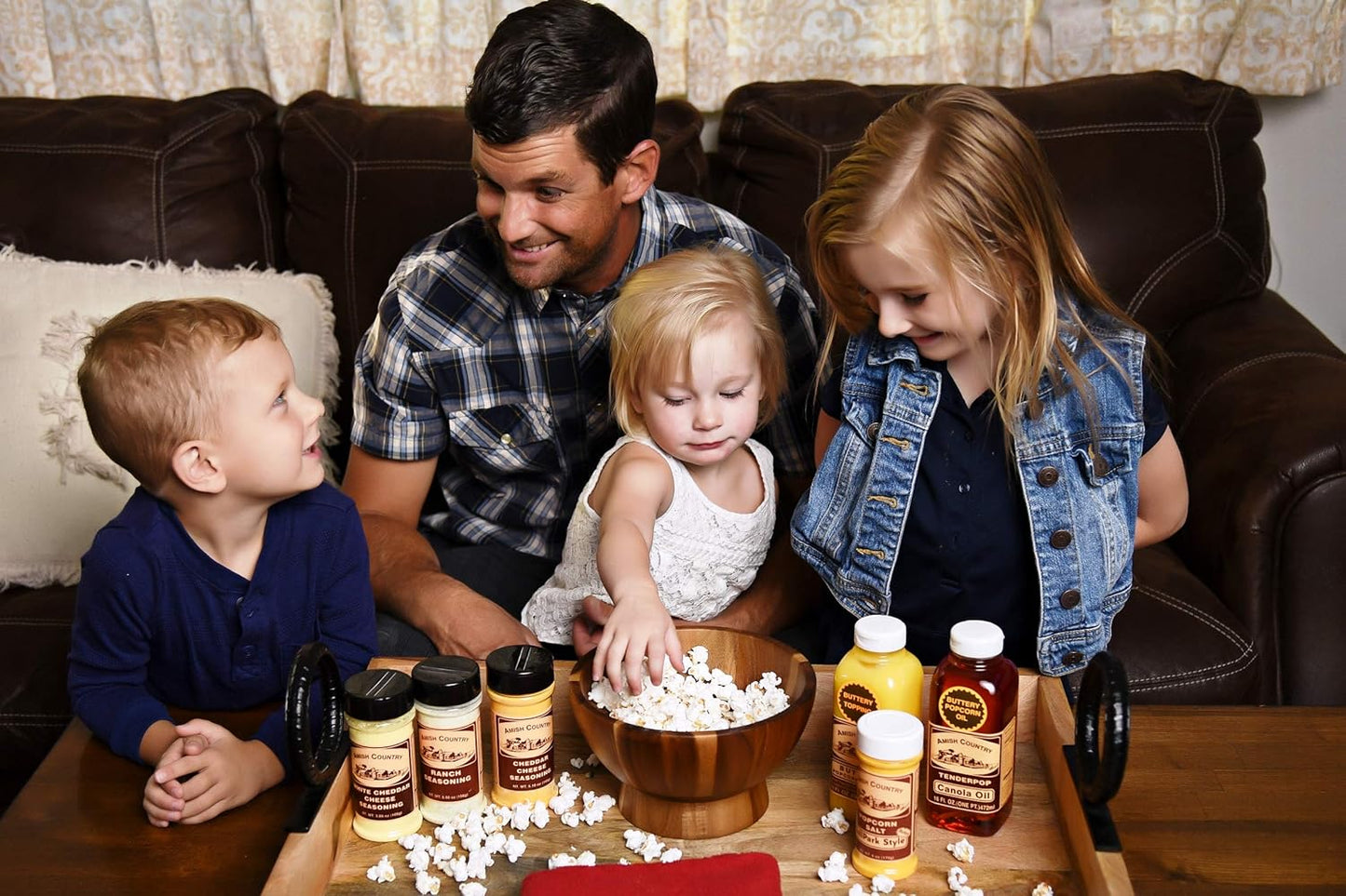 Amish Country Popcorn | Buffalo Flavor Popcorn Seasoning - 4.75 oz | Old Fashioned, Non-GMO and Gluten Free