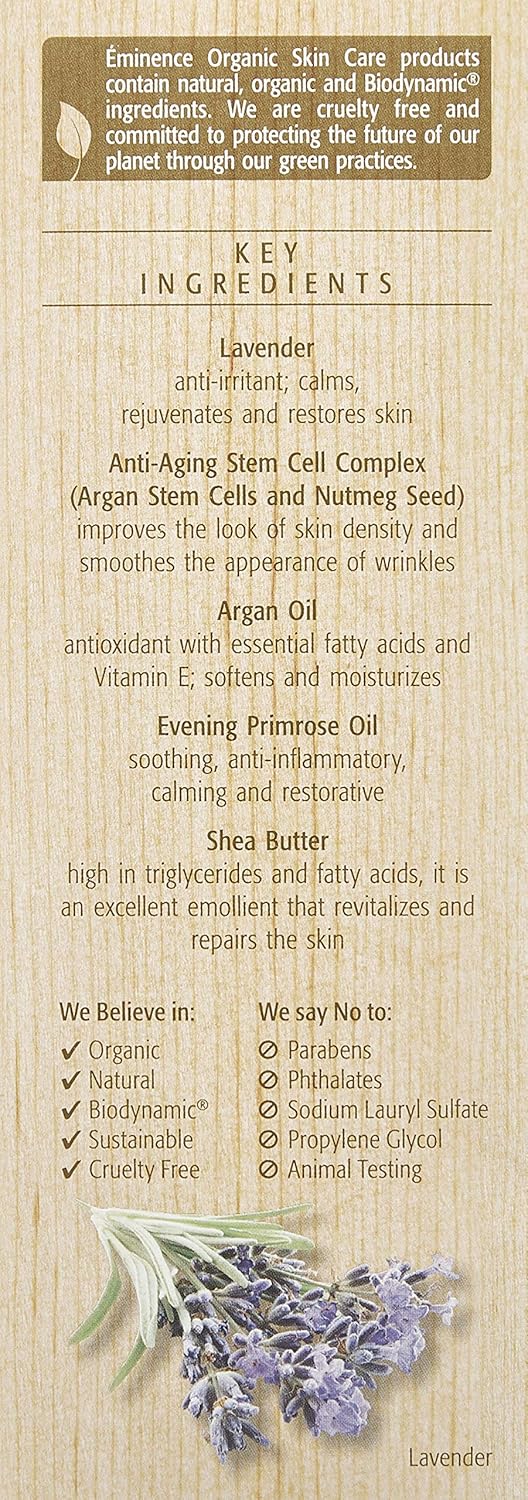 Eminence Lavender Age Corrective Night Eye Cream, 1.05 Ounce