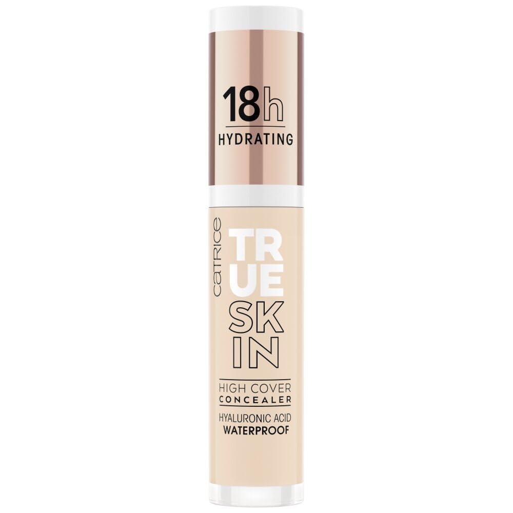 Catrice | True Skin High Cover Concealer (005 | Warm Macadamia) | Waterproof & Lightweight for Soft Matte Look | With Hyaluronic Acid & Lasts Up to 18 Hours | Vegan, Cruelty Free
