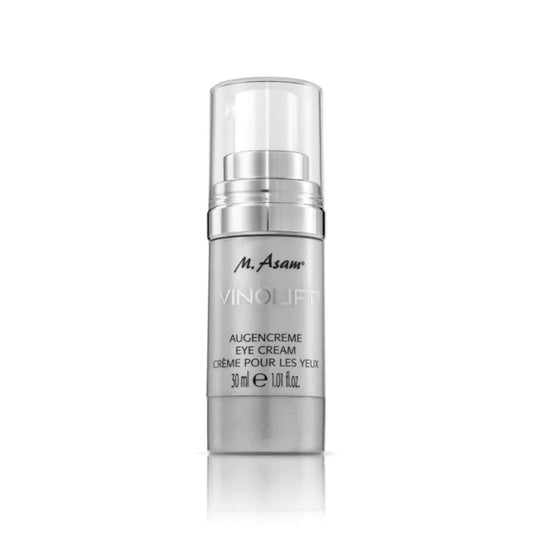 M. Asam VINOLIFT Eye Cream - anti-wrinkle eye care with resveratrol & encapsulated OPC for skin rejuvenation, hyaluronic acid provides moisture & makes skin look plumped up, 1.01 Fl Oz