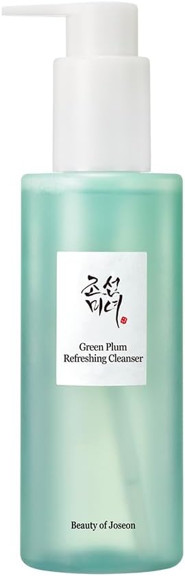 Beauty of Joseon Green Plum Refreshing Cleanser Gel Type Deep Pore Cleansing, Acne Face Wash, Blackhead Remover for All Skin Types, Korean Skincare 200ml, 6.76 fl.oz