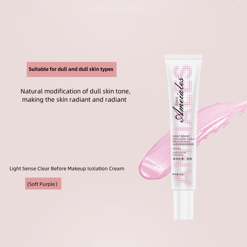 Light Sense Clear Before Makeup Isolation Cream (Soft Purple, Small)