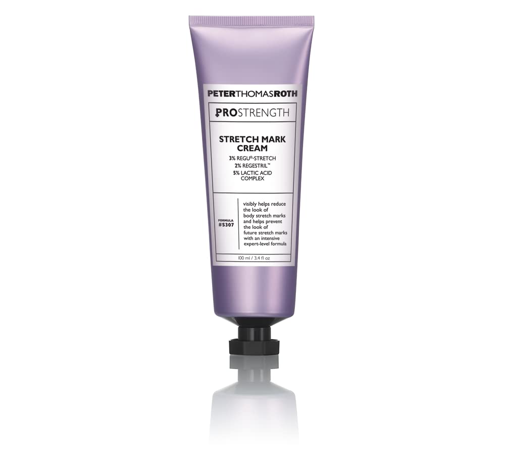 Peter Thomas Roth | PRO Strength Stretch Mark Cream, Treatment For Body Stretch Marks, Uneven Tone and Texture, Moisturizing Stretch Mark Cream