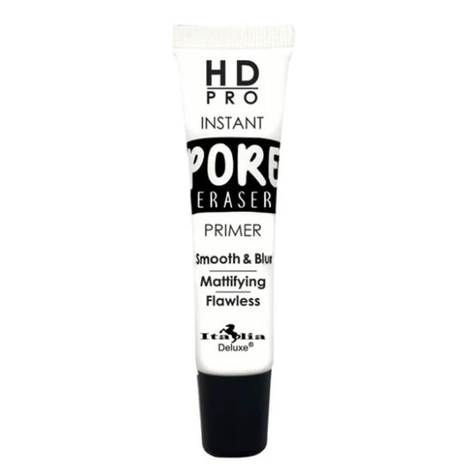 Italia Deluxe 1 x HD Pro Perfect Pore Eraser Primer Mattify & Zipper Bag, Clear