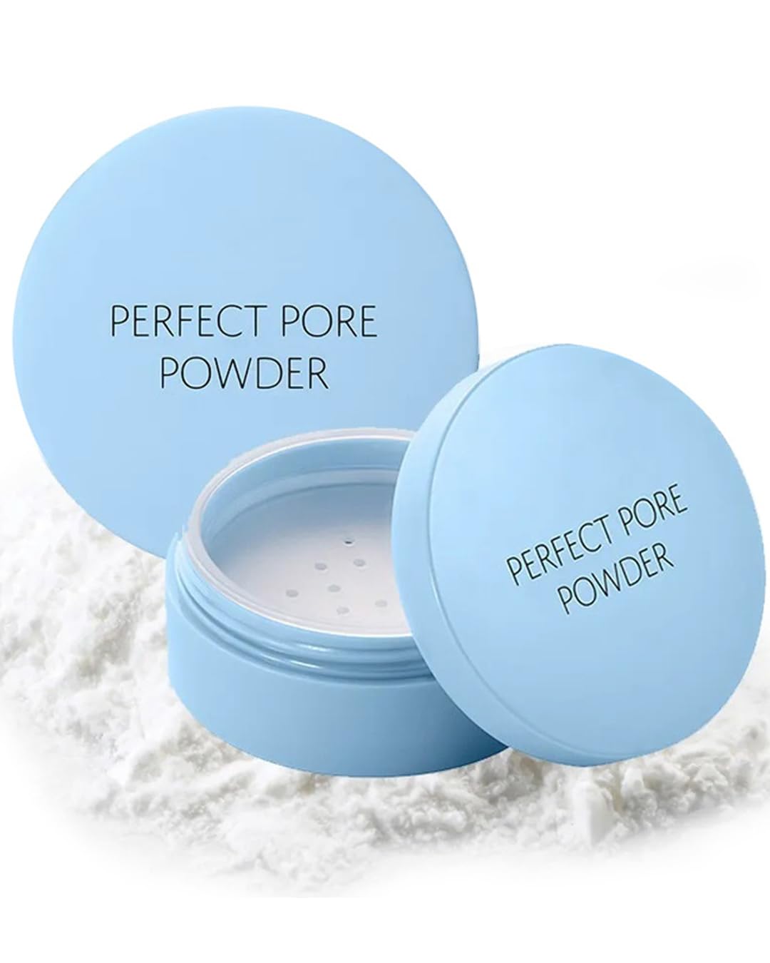THESAEM Saemmul Perfect Pore Powder - Oil & Sebum Control Long Lasting Silky Face, Skin Soothing & Purifying with Green Tea Water and Tea Tree Extract, 0.18oz. 2 Pack