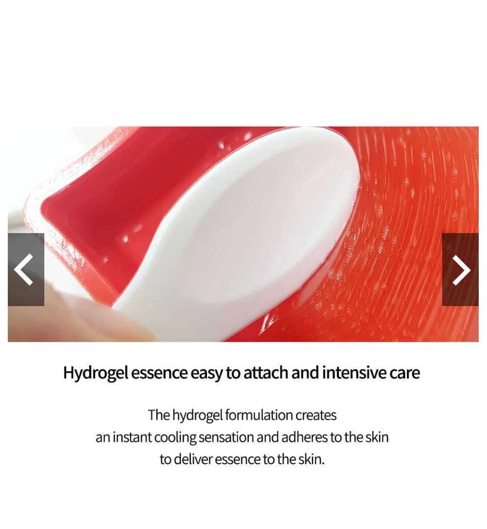 PS.PRETTYSKIN Rose Lip Masks for Dry Lips Care, Hydrogel Formula, moisture,nutrition, elasticity and vitality of lips,Rosa Centifolia Flower Extract,castor seed oil Extract,Lip care, Pack of 20