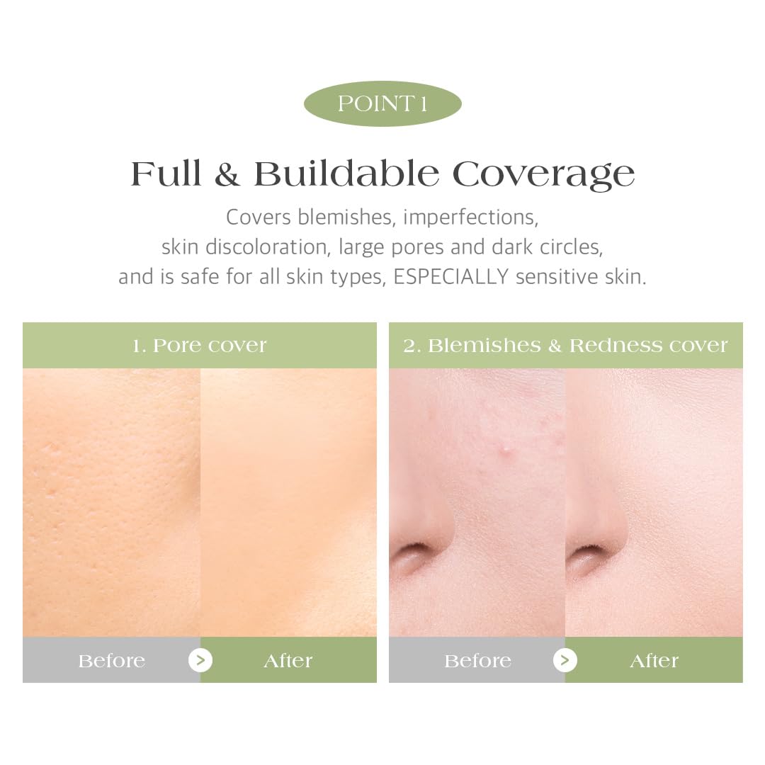 Dr.Althea Dear.A Perfect Cover Concealer Palette C01 - Vegan Fomula, Conceal, Cover, Correct, Contour, Highlight, Multi concealer balette, Finger puff included (C01)