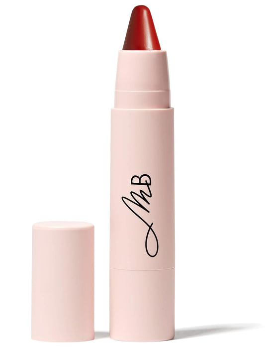Monika Blunder Beauty - Kissen Lush Lipstick Crayon - Matilda (Neutral Red) - Clean Beauty, Cruelty-Free, Vegan