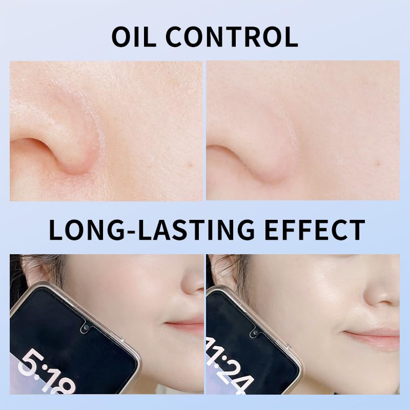 Oil Control Face Pressed Powder, Matte and Smooth Translucent Setting Powder for Women, Waterproof Long Lasting Finishing Powder, Lightweight Cosmetic Powder, Cruelty-free (02# Natural, 0.35Oz)