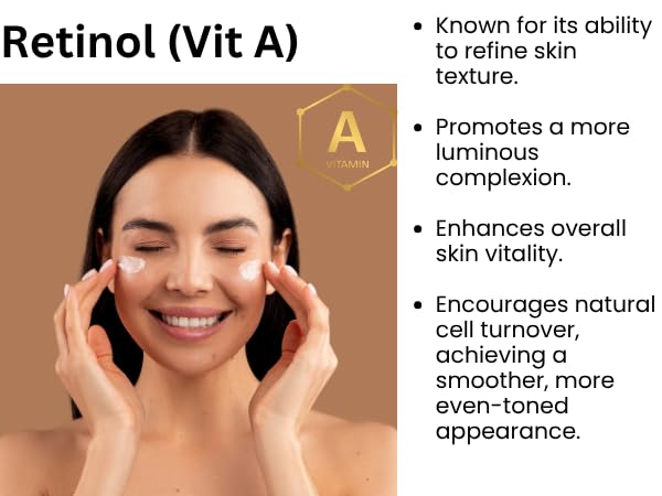 Retinol Moisturizer Cream 50 ml - Pack of 1 - Face, Eye, Forehead, Crow's Feet, Décolleté & Neck Cream - Fights Sagging Appearance, Puffiness, Wrinkles and Dark Circles - Korean Skincare