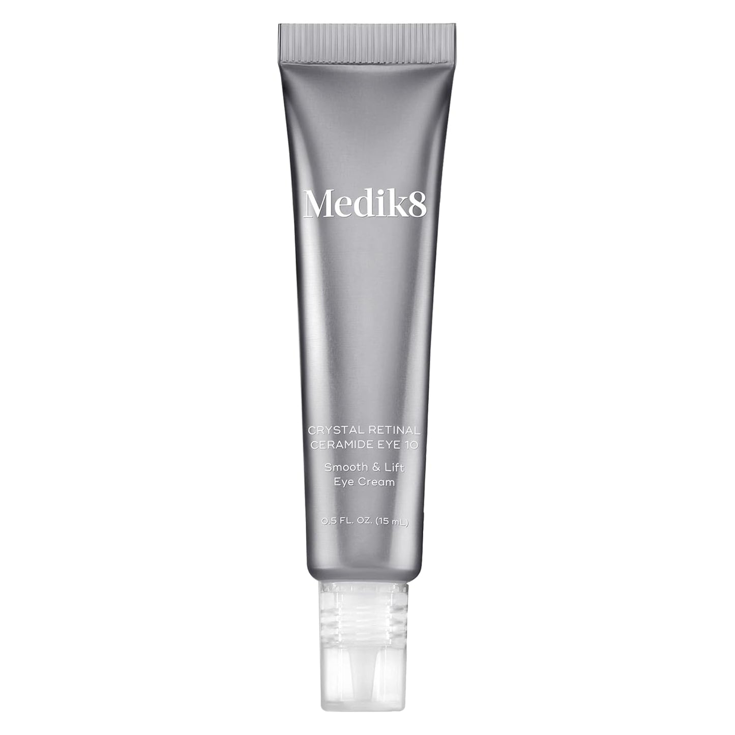 Medik8 Crystal Retinal Ceramide Eye 10 - Smooth and Lift Cream - Gentle Release Vitamin A - Delivers Visible Brightening Results - Reduces Appearance of Wrinkles - Perfect for Sensitive Skin - 0.5 ml