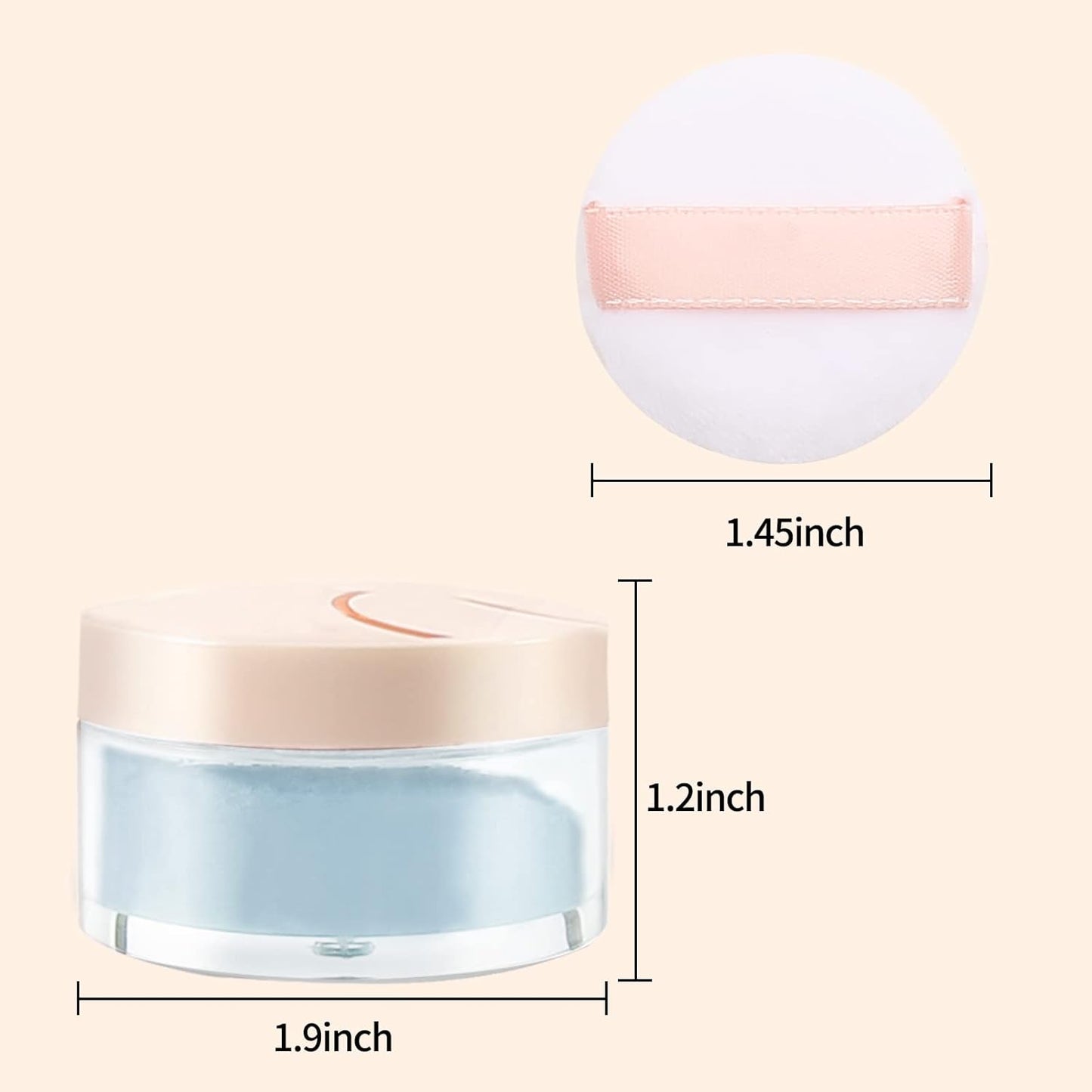 Boobeen Matte Blush Powder Makeup Loose Powder Face Blushes Single Color Blush Rouge Powder Natural Pink Blush for cheeks, Easily Blends, Smoothly with Satin Matte Look