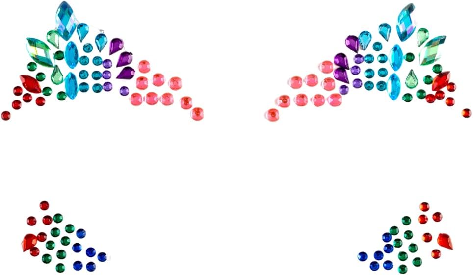 PaintLab Eye Gems, Self-Adhesive Rhinestones for Makeup, Face Jewels for Beginners, Kids, Teens, and Women, Ethereal