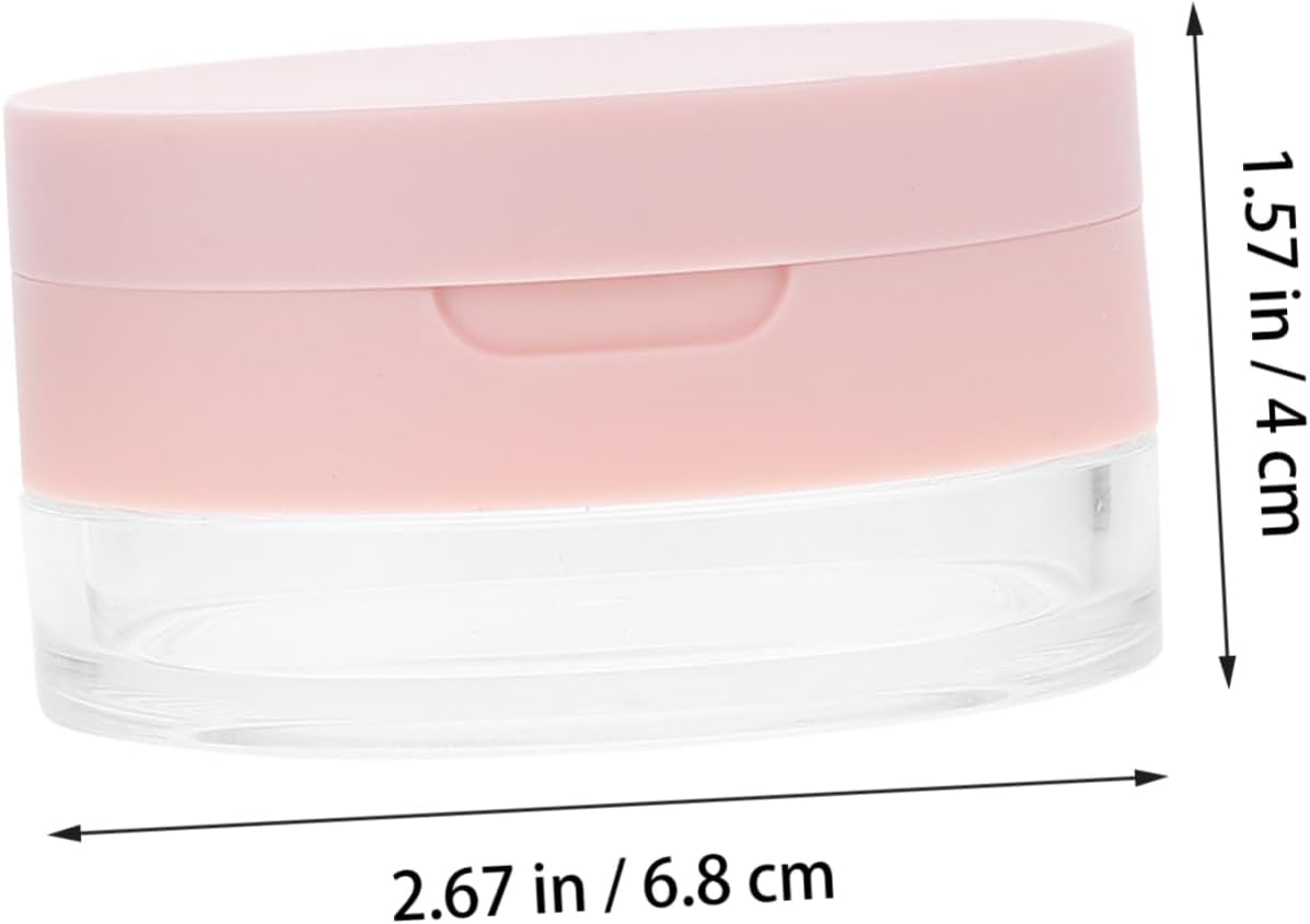 Compact Case Makeup 2pcs Empty Cushion Compact Body Container with Elastic Mesh