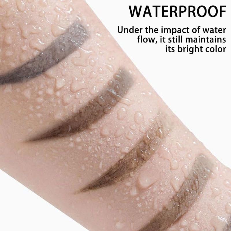 2pcs Black Tattoo Eyebrow Gel Tinting, Waterproof & Transfer-proof for Fuller Brows, Suitable for All Skin Types (Black, 2Pcs)