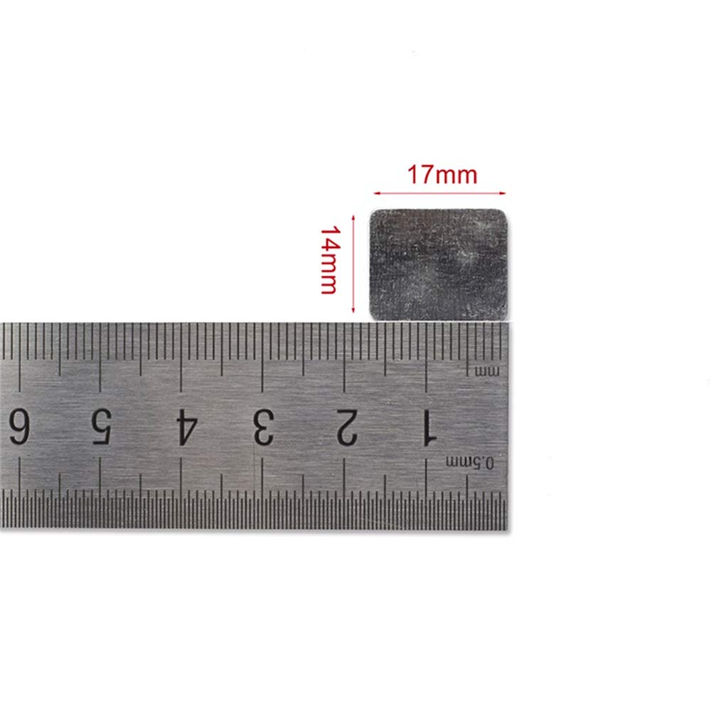 50Pcs Square Metal Stickers for Eyeshadow Magnetic Makeup Palette