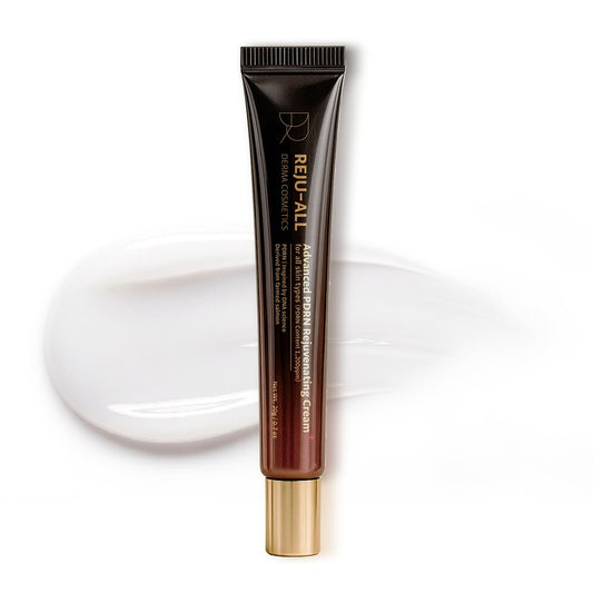 Dr. Reju-All Advanced PDRN Rejuvenating Cream 0.7oz (20g) | 99% Purity PDRN Salmon DNA, Collagen Gel Skin Repair Cream with Hyaluronic Acid & Niacinamide for Glass Skin | Night Routine Korean Skincare