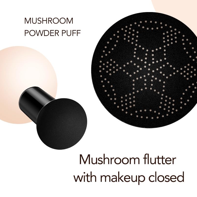 Mushroom Head Air Cushion BB Cream Foundation Cream for Face Makeup Concealer Cushion for Face Comestics Make Up Cushion Compact Natural