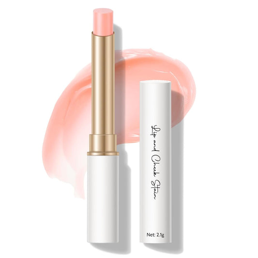 KYDA PH-Activated Lip and Cheek Stain, PH Color Changing Formula for Lasting Custom Lip Color, Keep Lips Soft and Moisturizing with Avocado Oil, Multiuse Color Balm, PINK