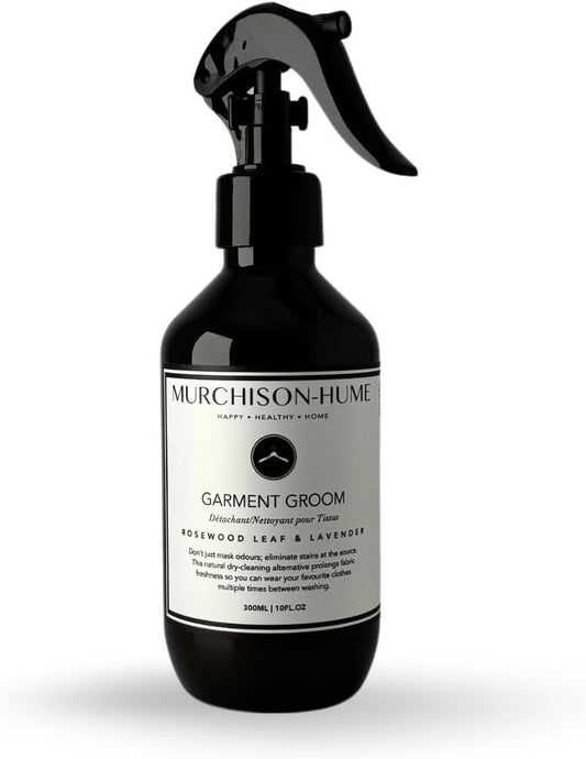 Murchison-Hume Garment Groom Fabric Freshener, Air Freshener, Odor Fighter, Laundry Treatment and Stain Remover, Rosewood Leaf & Lavender
