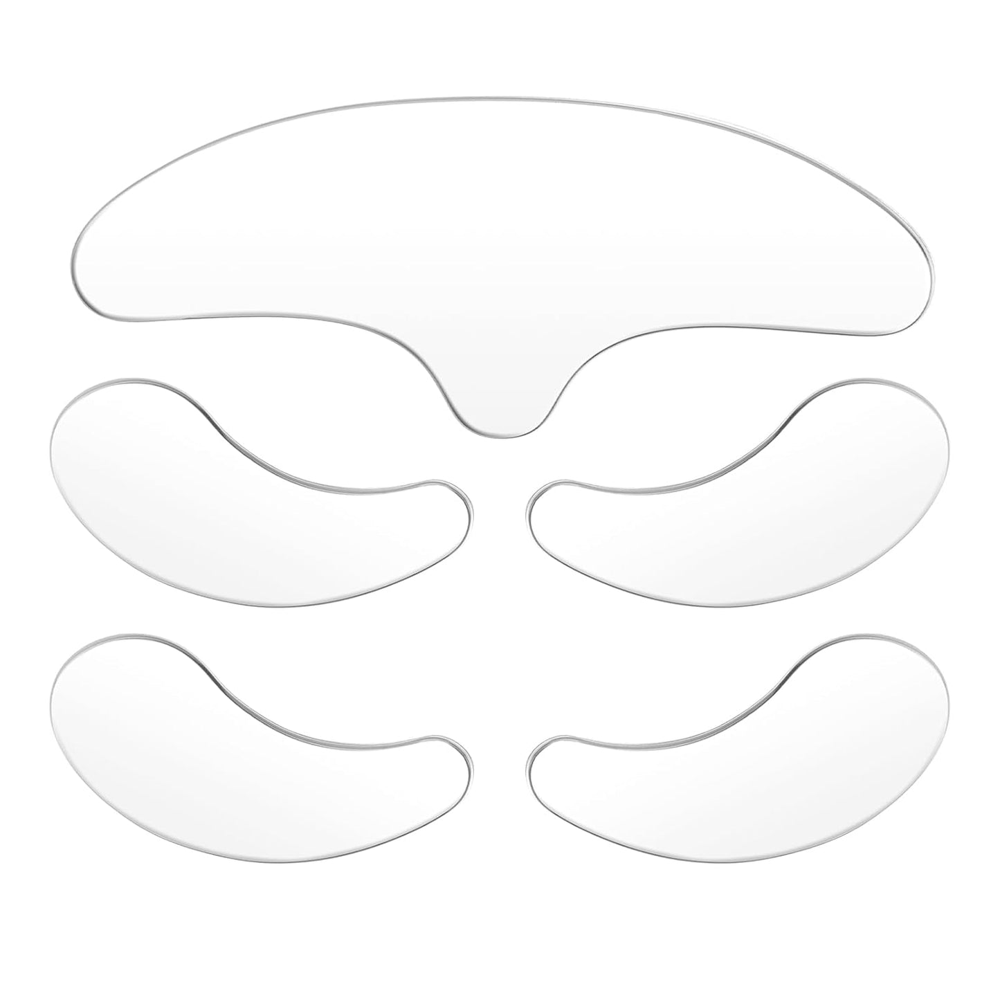 Reusable Anti-Wrinkle Patches, Reusable Silicone Patches Set Eye Patches Wrinkle Patches, Forehead Wrinkle Patches