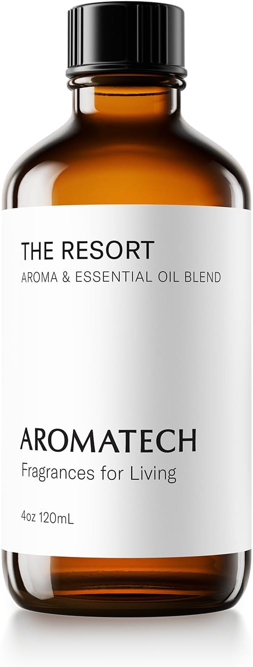 AromaTech The Resort Fragrance Essential Oils - for Aroma Oil Scent Diffusers (4 Fl Oz (Pack of 1), The Resort)