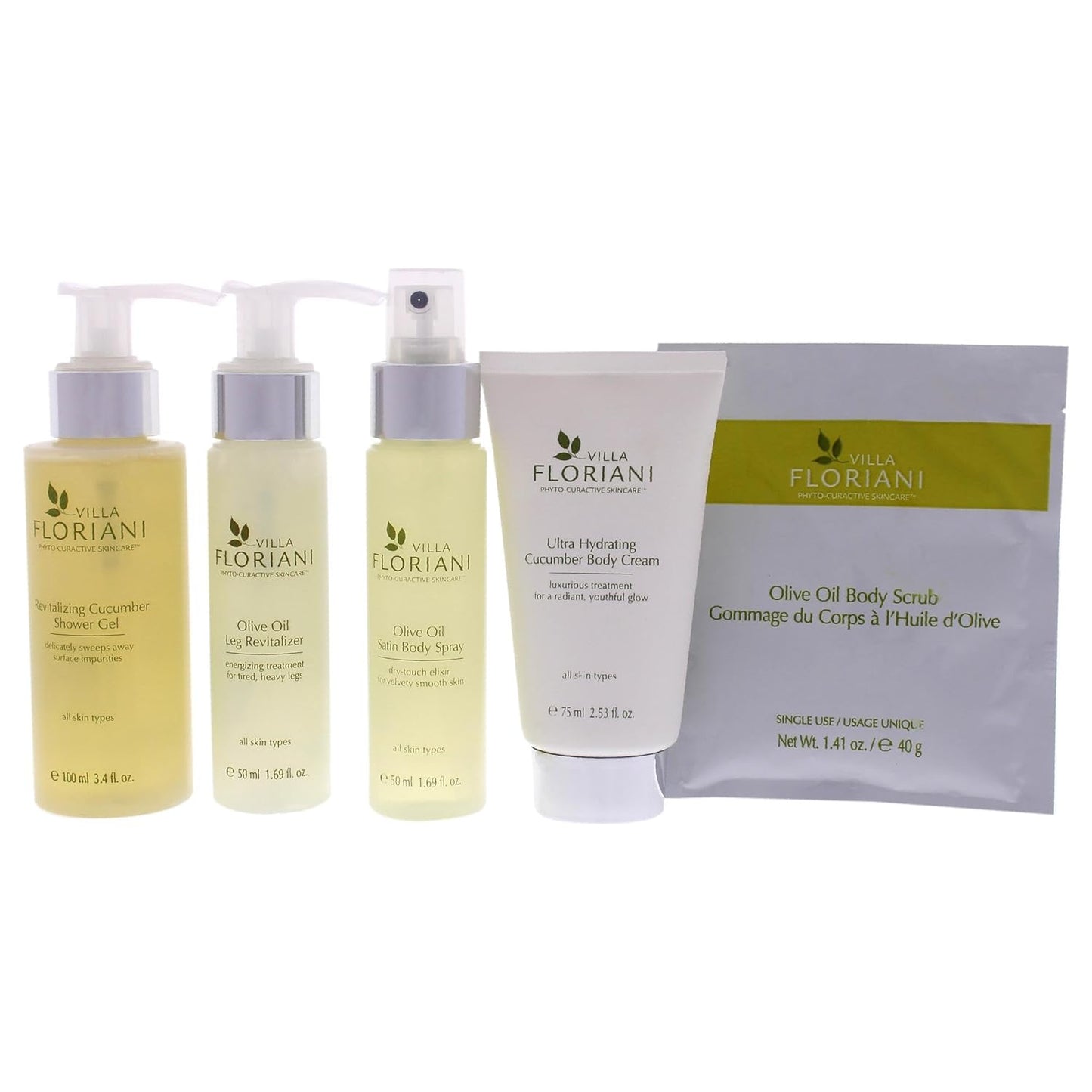 Villa Floriani Ultra-Hydrating Body Travel Kit Unisex 5 Pc
