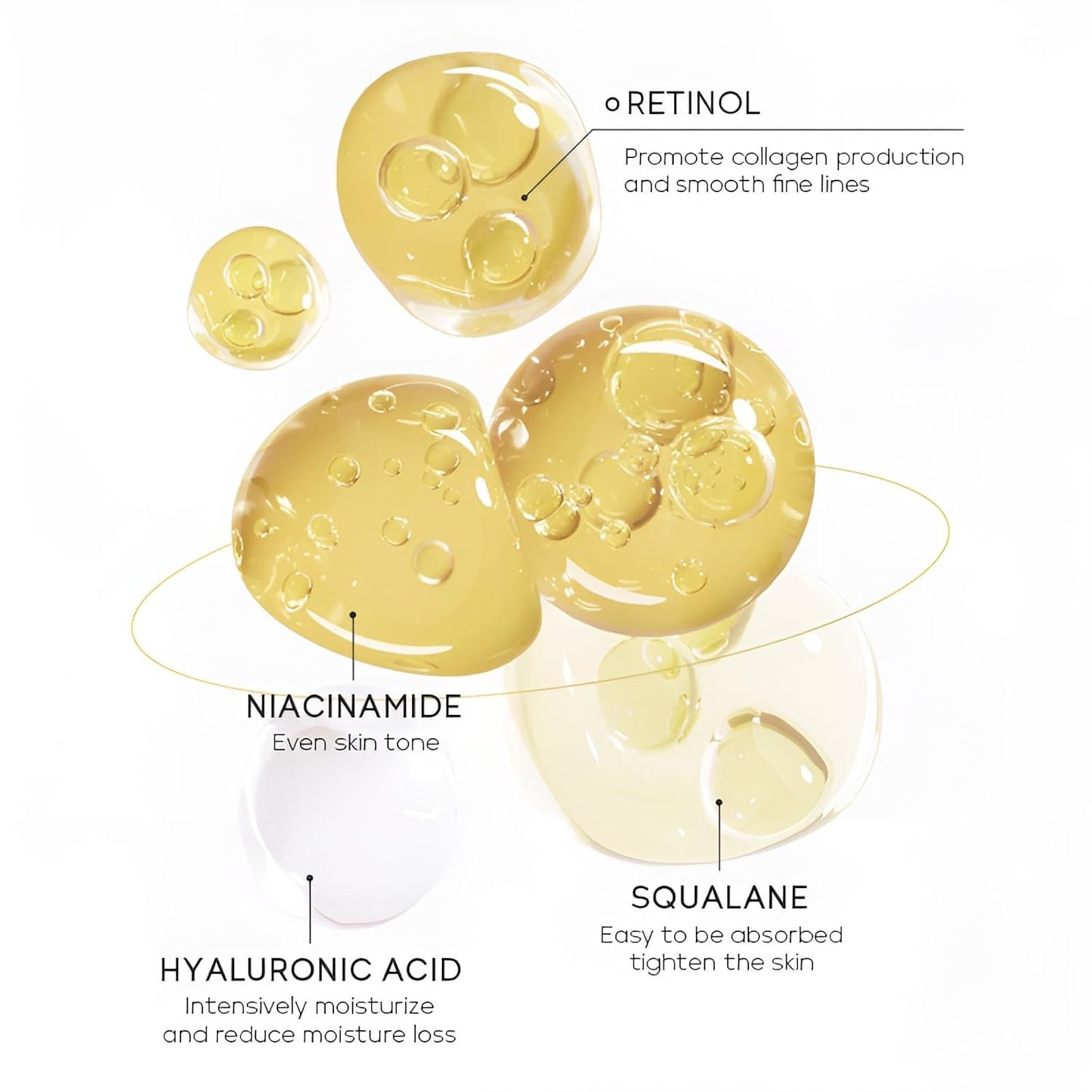 Retinol Cream for Face, Anti Aging Face Moisturizer with Hyaluronic Acid, Rapid Wrinkle Repair, Day & Night Cream Serum for Women, Reduce Fine Lines, Wrinkles & Dark Spots 1.06oz, 2Pack