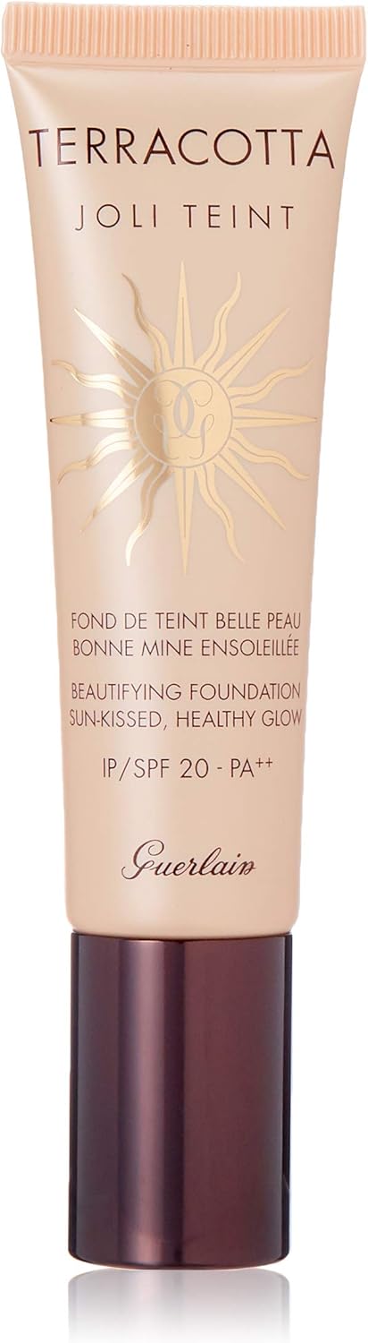 Guerlain Terracotta Joli Teint Beautifying SPF 20 Foundation, Natural, 1 Ounce
