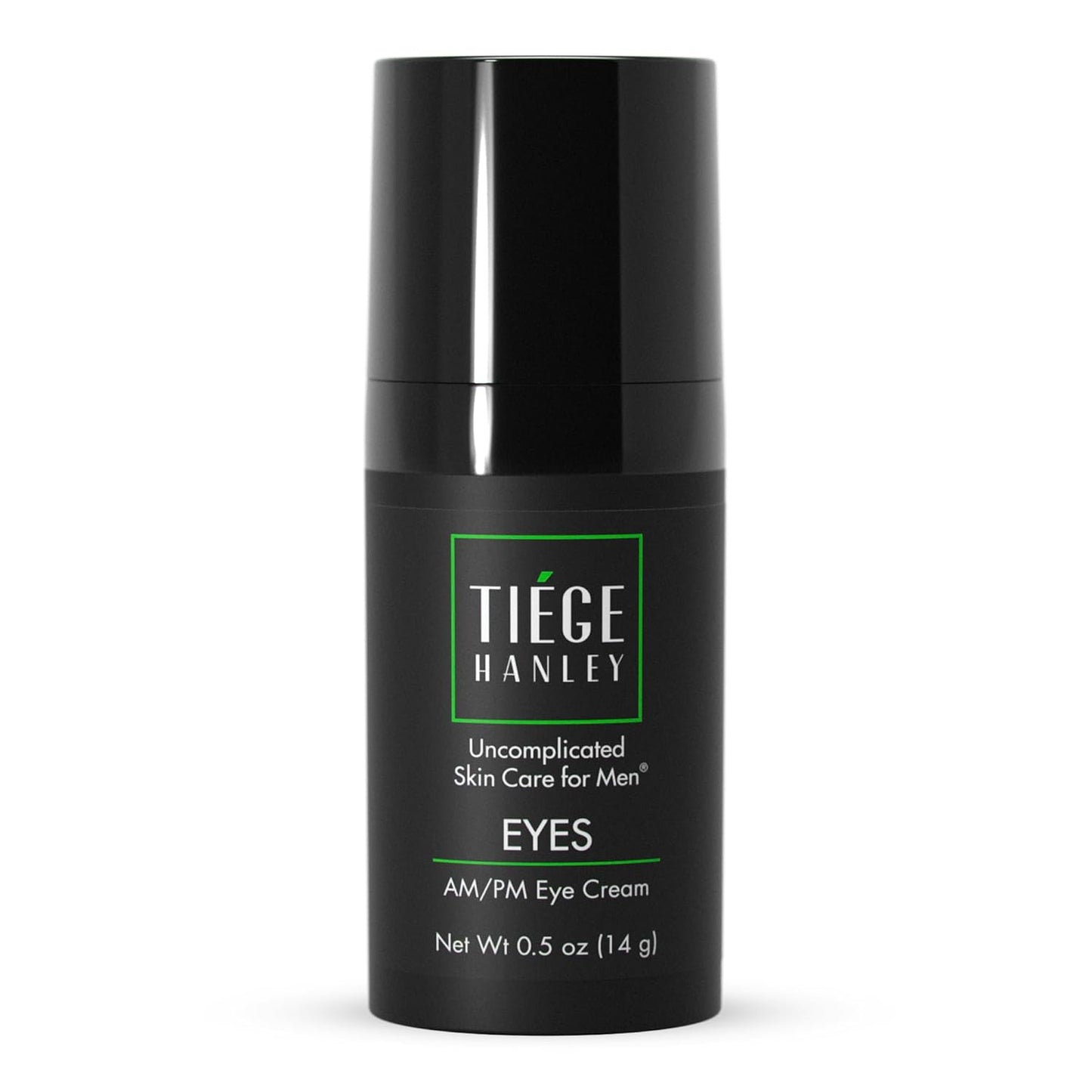 Tiege Hanley Mens Under Eye Cream for Dark Circles, EYES - Eye Cream for Puffiness & Bags Under Eyes - Firming Anti-Aging Eye Wrinkle & Fine Lines Cream - Tightening Eye Bags Treatment for Men, 0.5 Oz