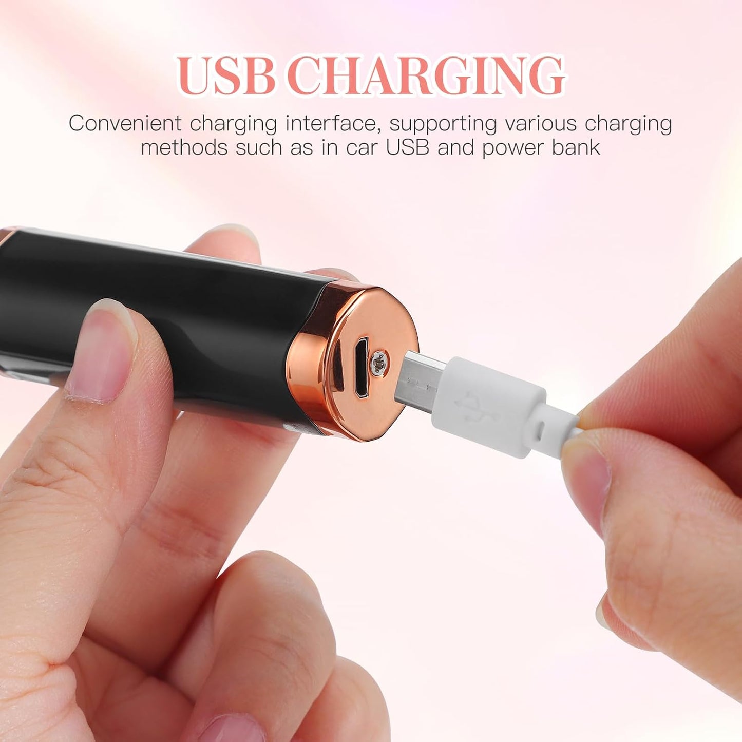 Mipcase Heated Eyelash Curler USB Charge Lash Curler Heat Electric Eyelash Curlers for Women Makeup Tool