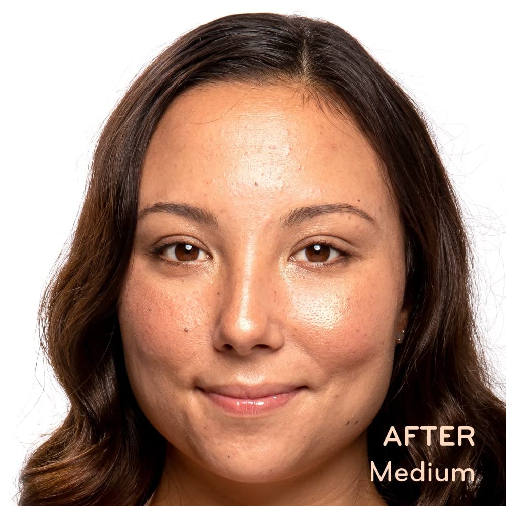 pürlisse Youth Glow Vitamin C CC Cream with SPF 50 - Color Corrector Enriched with Sea Buckthorn, Vitamin C & Hyaluronic Acid - Boosts Radiance & Youthfulness - Paraben-Free - Medium (1.4 oz)