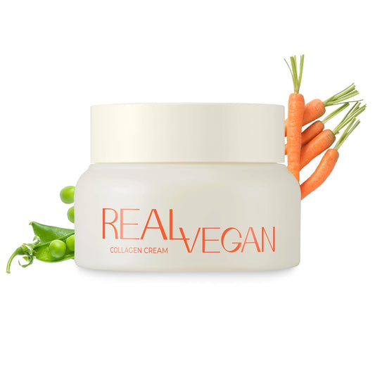 KLAVUU Real Vegan Collagen Cream - Enhances Skin Elasticity, Providing Deep Hydration to Dry Skin for a Radiant, Youthful Glow