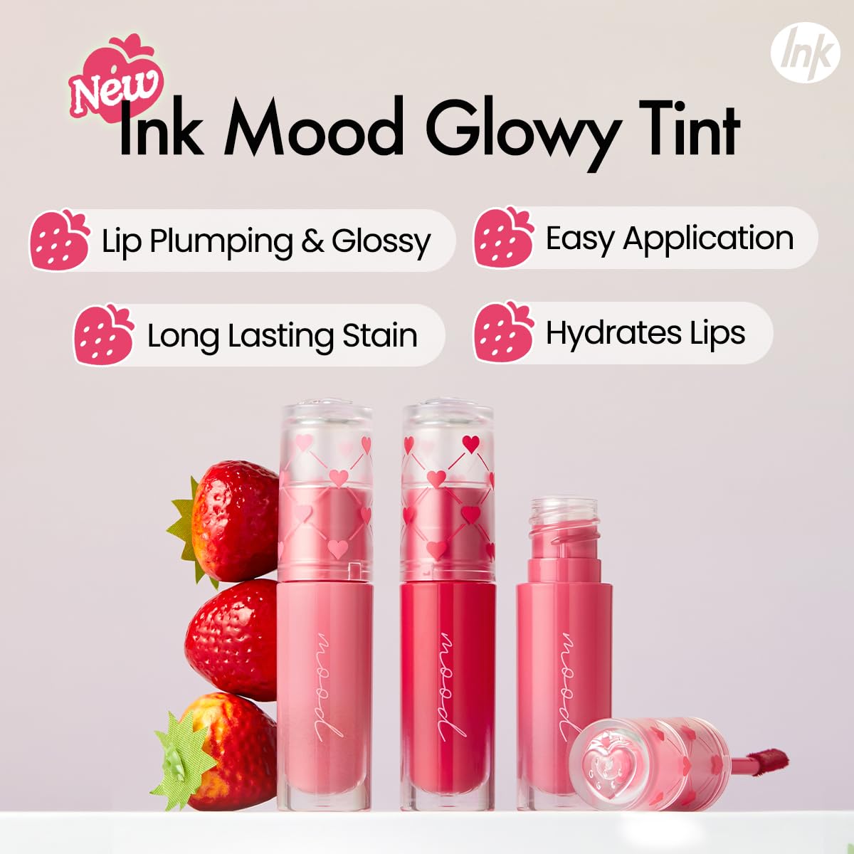 Peripera Ink Mood Glowy Tint (032 GOGO BERRY)